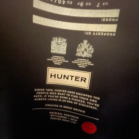 Original Tall Hunter Boots (women) - Picture 2 of 3